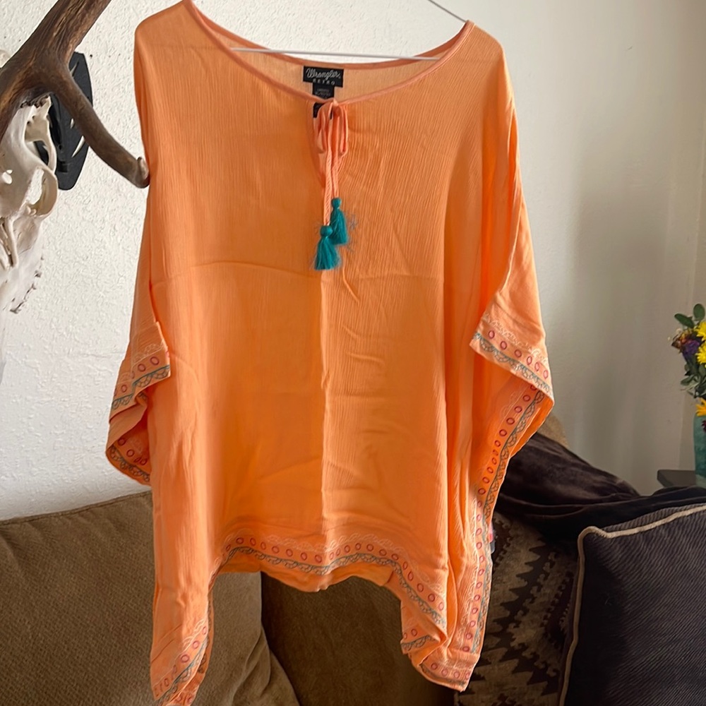 Wrangler Retro Pancho Style Top